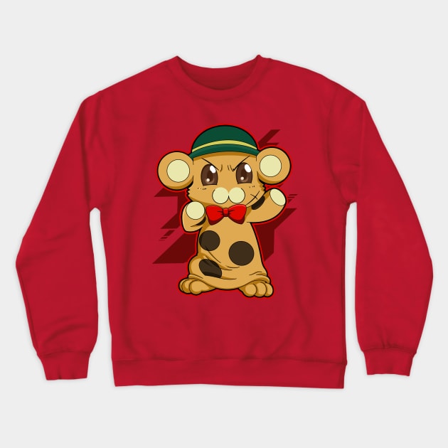 Bonta Fumoffu Crewneck Sweatshirt by WarGreymonZero